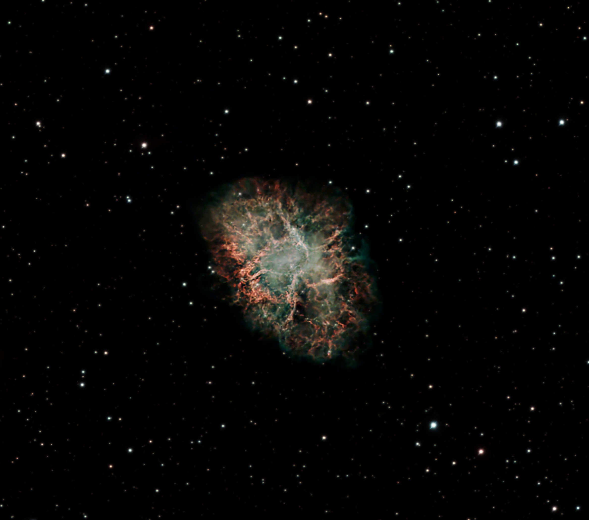 Crab Nebula (M1) - RGB