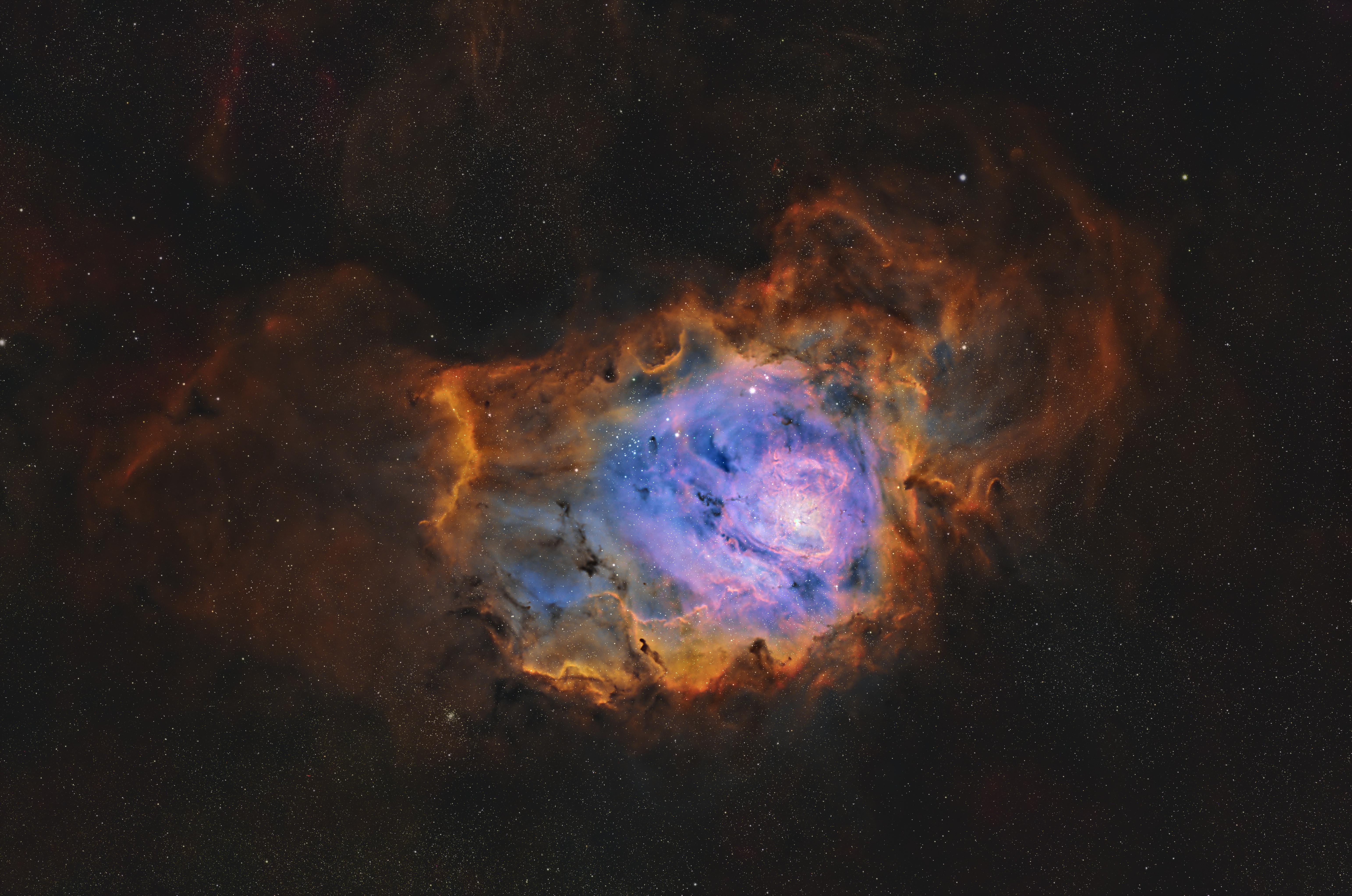Lagoon Nebula (M8) - SHO