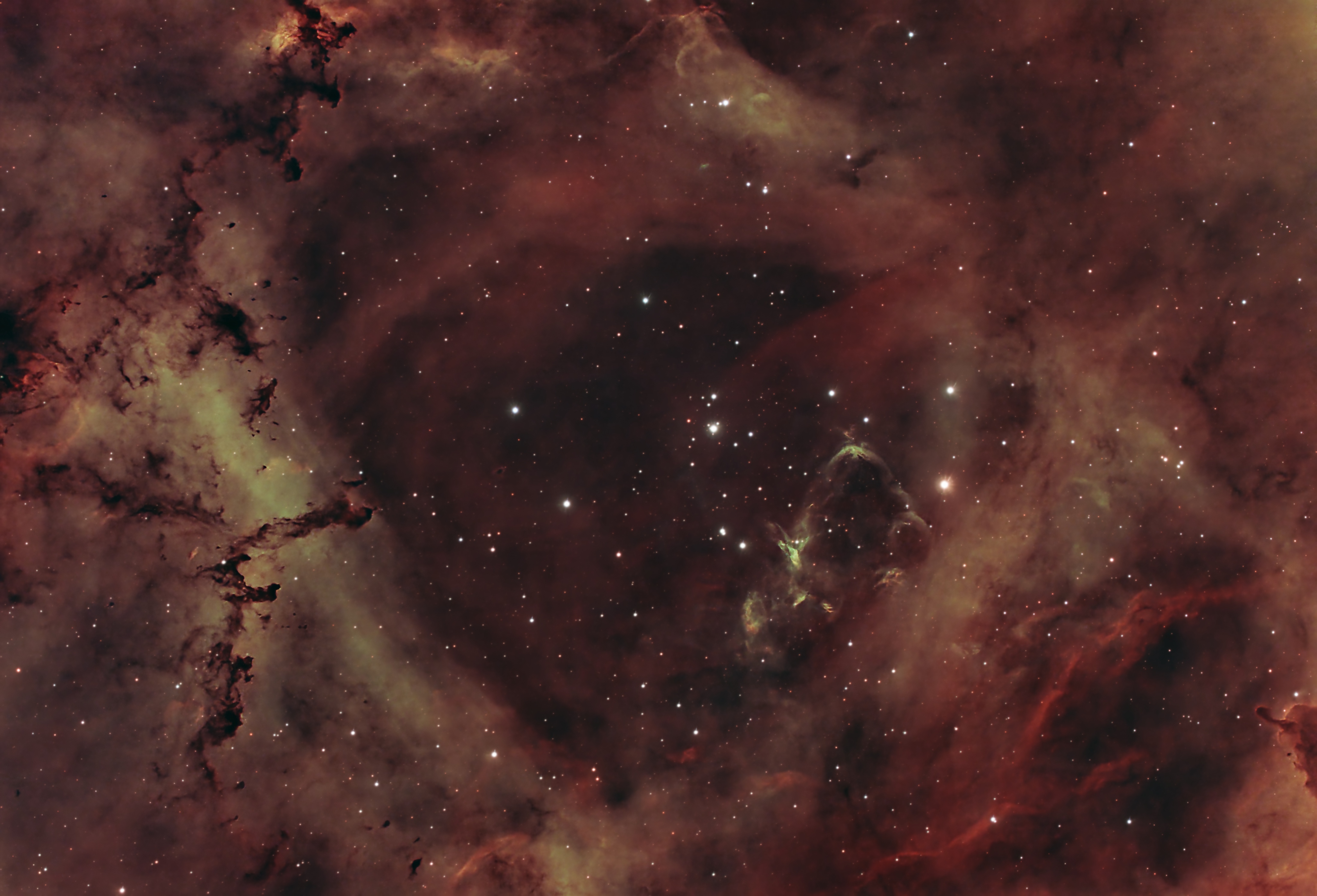 Rosette Nebula - RGB