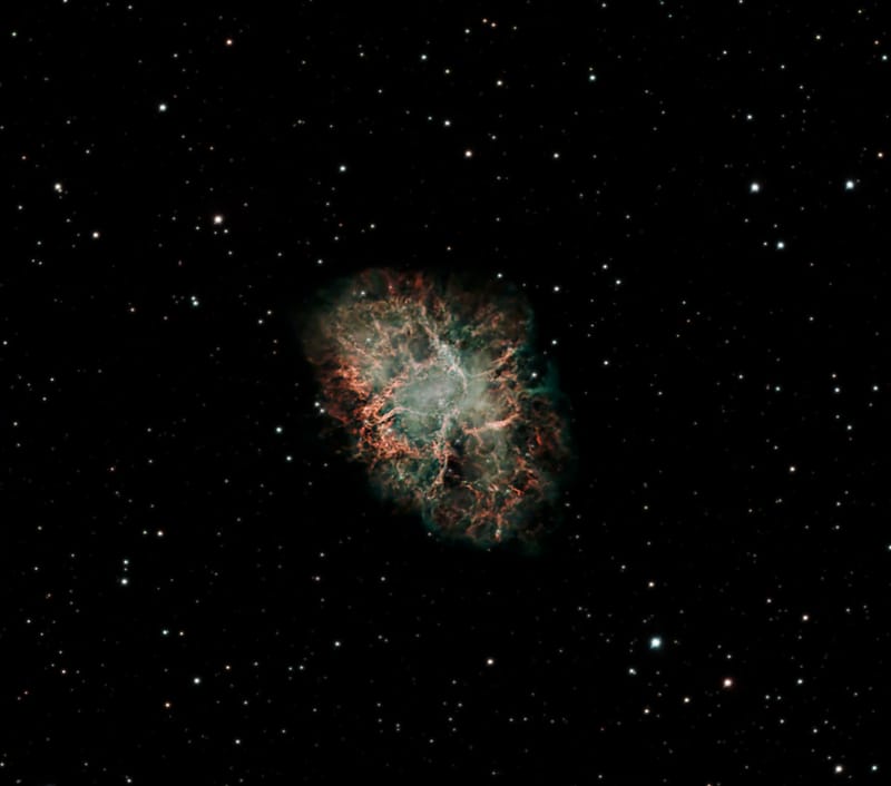 Crab Nebula (M1) - RGB