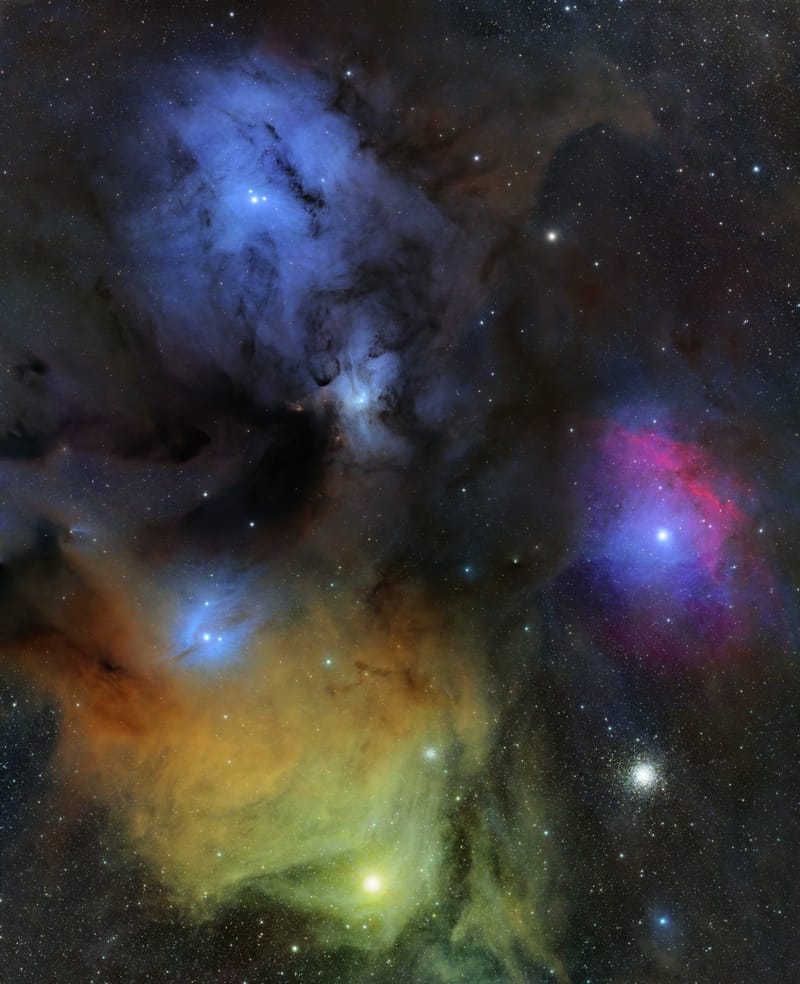 Rho Ophiuchi Cloud Complex - RGB
